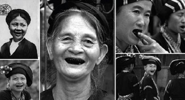 Xuất xứ của tục nhuộm răng và cách nhuộm răng