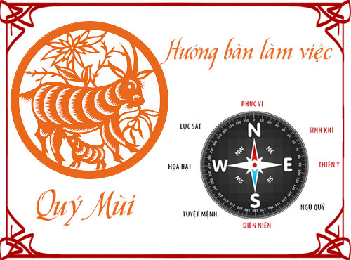 Xem hướng bàn làm việc và hướng ngồi hợp phong thủy cho tuổi Quý Mùi