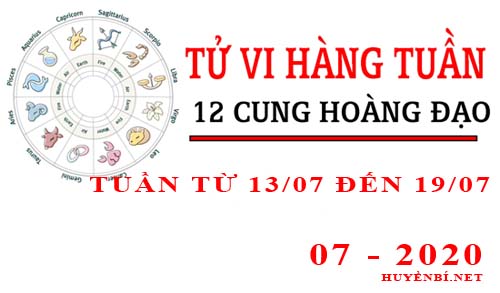 Tử vi tuần mới từ ngày 13/7/2020 - 19/7/2020 của 12 cung hoàng đạo