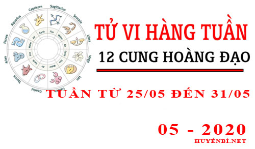 Tử vi tuần mới từ ngày 25/5 - 31/5/2020 của 12 cung hoàng đạo