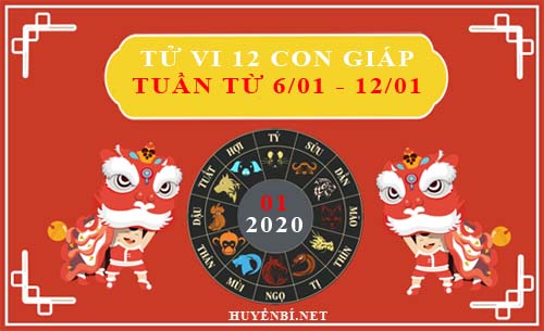 Tử vi tuần mới từ ngày 6/1 - 12/1/2020 của 12 con giáp